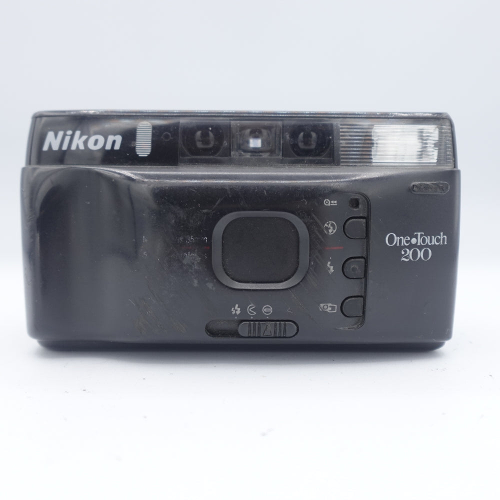 Used Nikon One Touch 200 35mm Point and Shoot Camera | Black | U9