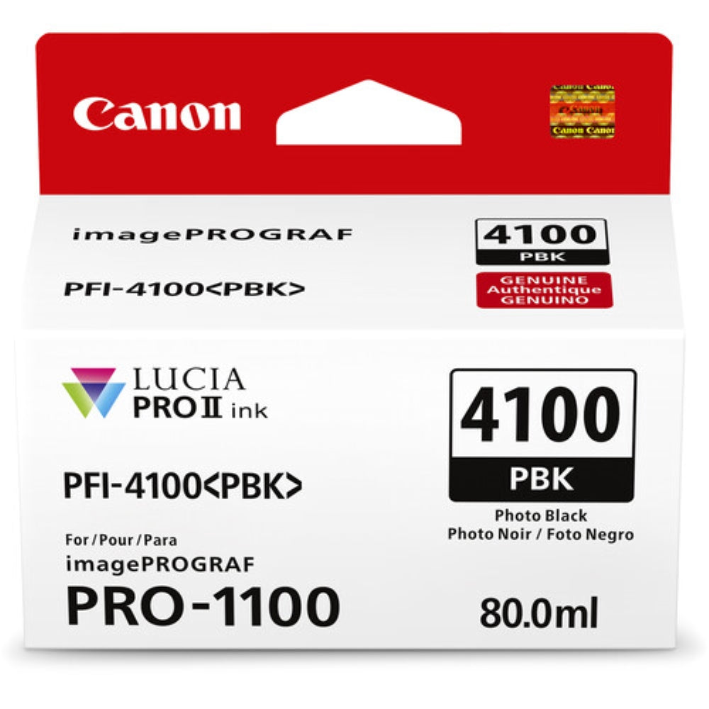 Canon PFI-4100 Photo Black Pigment Ink Tank | 80mL