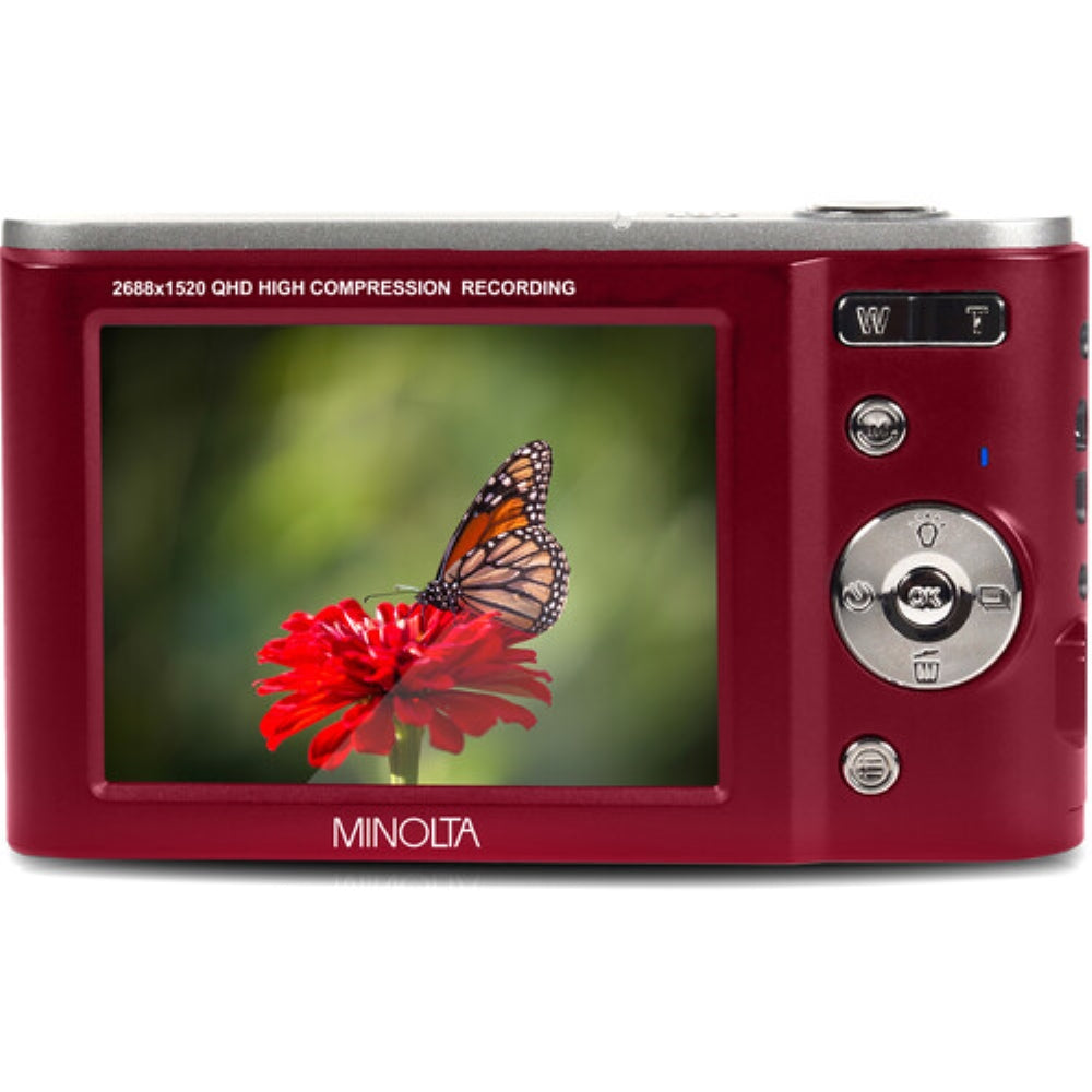 Minolta MND20 Digital Camera | Red