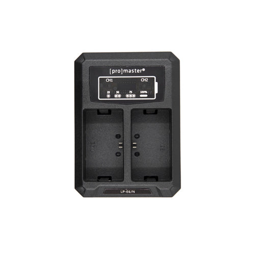Promaster Dual Charger | USB for Canon LP-E6(N)