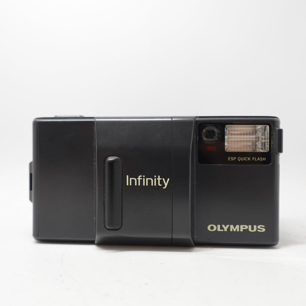Used Olympus Infinity 35mm Point and Shoot Camera | Black | U8+