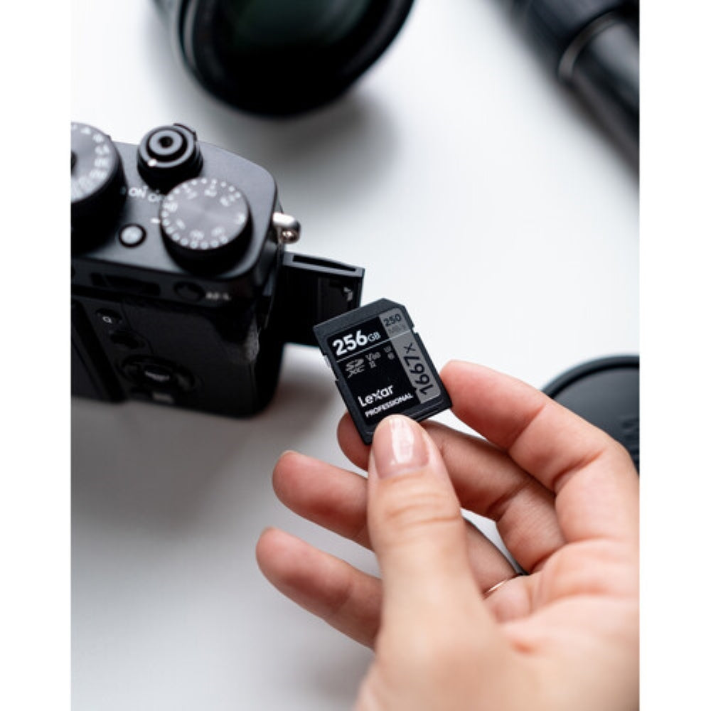 Lexar 256GB Professional 1667x UHS-II SDXC Memory Card