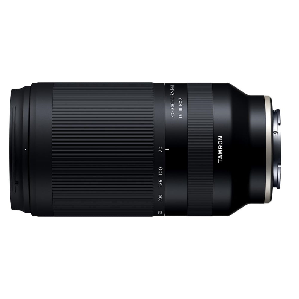 Tamron 70-300mm F/4.5-6.3 Di III RXD Lens Compatible with E Mount (Full Frame) Bundle with Tiffen Filter Set + Lens Cap Keeper + Deluxe Cleaning Kit + Cleaning Cloth (5 Items)