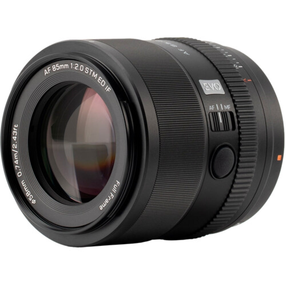 Viltrox AF 85mm f/2 EVO FE Lens Compatible with Sony E Mount Bundle with UV Filter + Lens Cap Keeper + Cleaning Kit + Cleaning Cloth (5 Items)