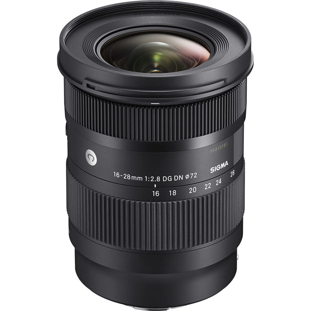 Sigma 16-28mm f/2.8 DG DN Contemporary Lens Compatible with Leica L Mount (FULL FRAME) Bundle with 72mm Filter + Lens Cap Keeper + Deluxe Cleaning Kit + Cleaning Cloth (5 Items)