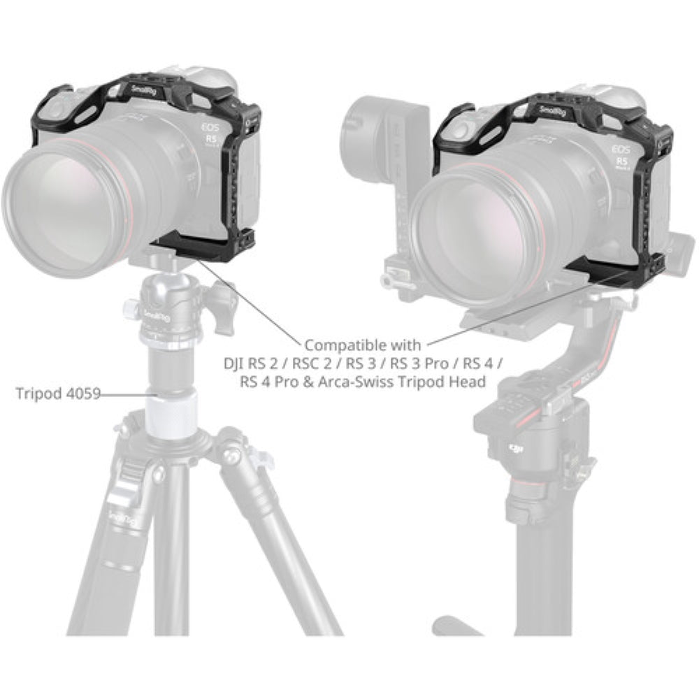 SmallRig "Black Mamba" Camera Cage for Canon EOS R5 Mark II