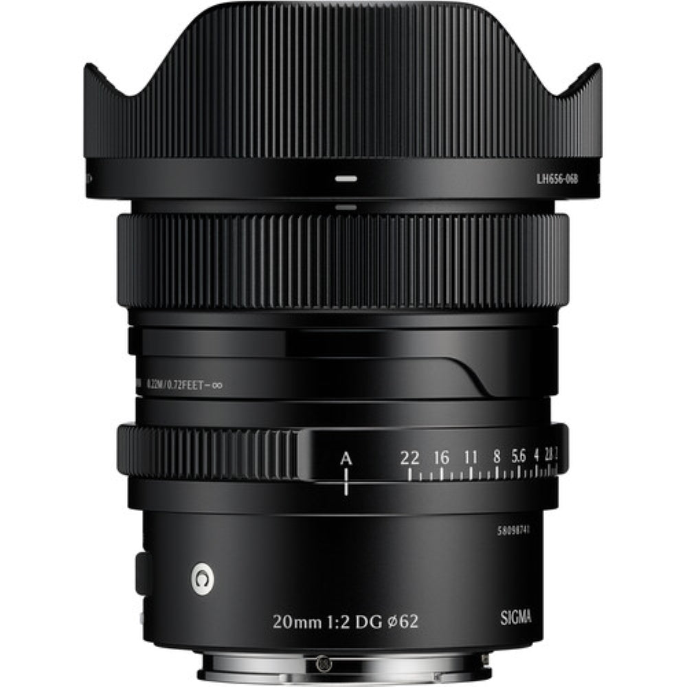 Sigma 20mm f/2 DG Contemporary Lens | Sony E, Black