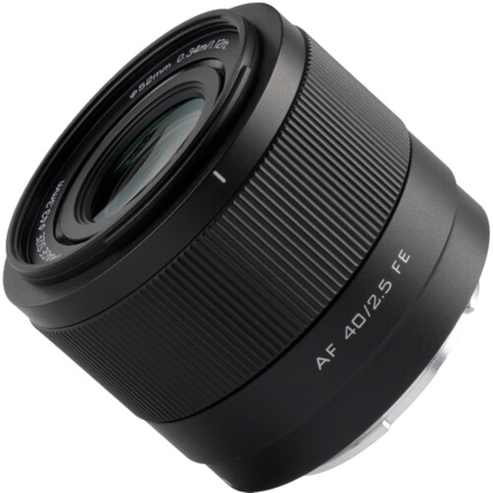 Viltrox AF 40mm f/2.5 FE Lens Compatible with Sony E Mount Bundle with UV Filter + Lens Cap Keeper + Cleaning Kit + Cleaning Cloth (5 Items)
