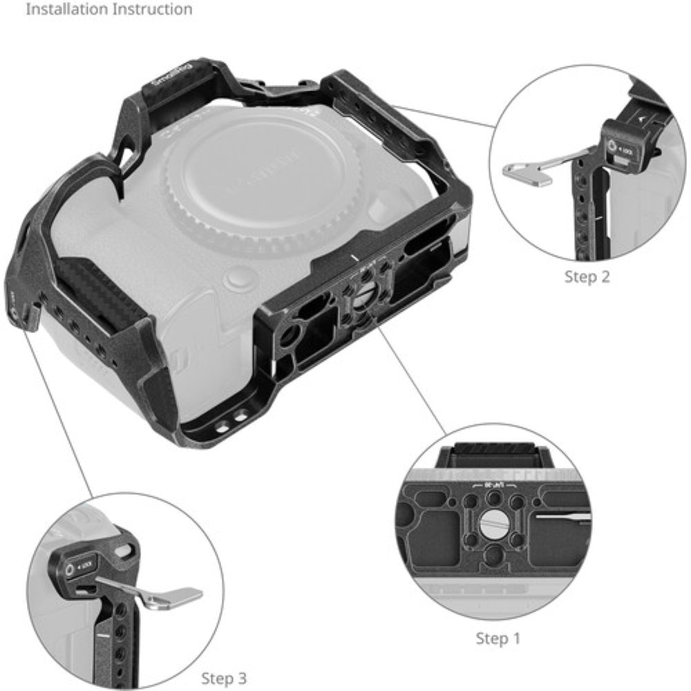 SmallRig "Black Mamba" Camera Cage for Canon EOS R5 Mark II