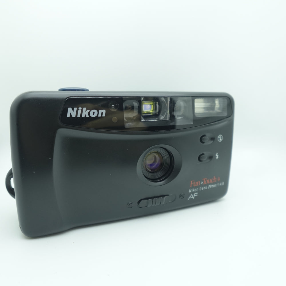 Used Nikon Fun Touch 4 35mm Point and Shoot Camera | Black | U8