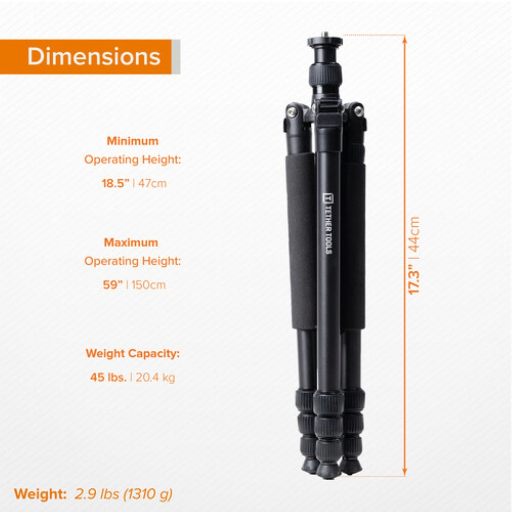 Tether Tools Rock Solid Tripod for AeroTrac Workstation Systems