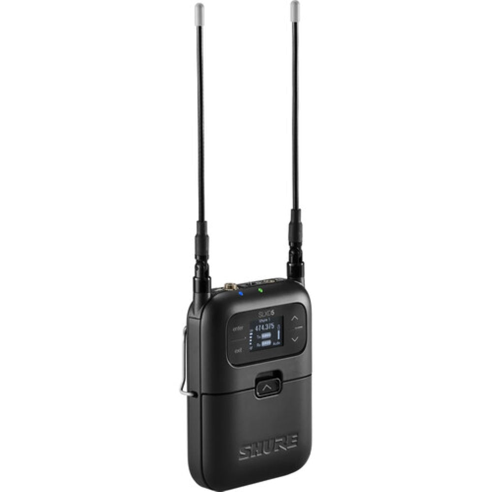 Shure SLXD5 Digital Camera-Mount Wireless Microphone Receiver | G58: 470 to 514 MHz