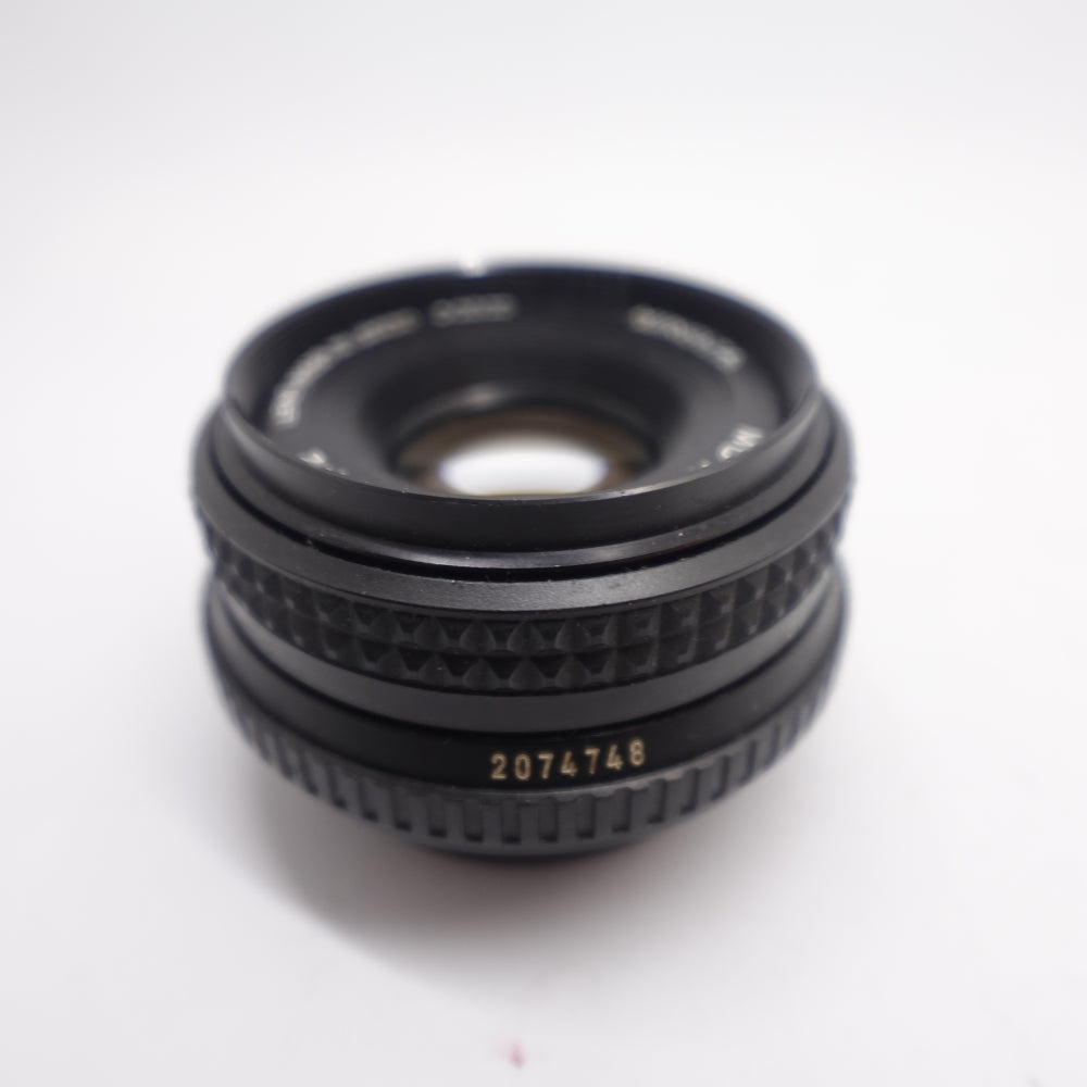 Used Minolta MD Rokkor-X 45mm f/2 Camera Lens | Black | U9