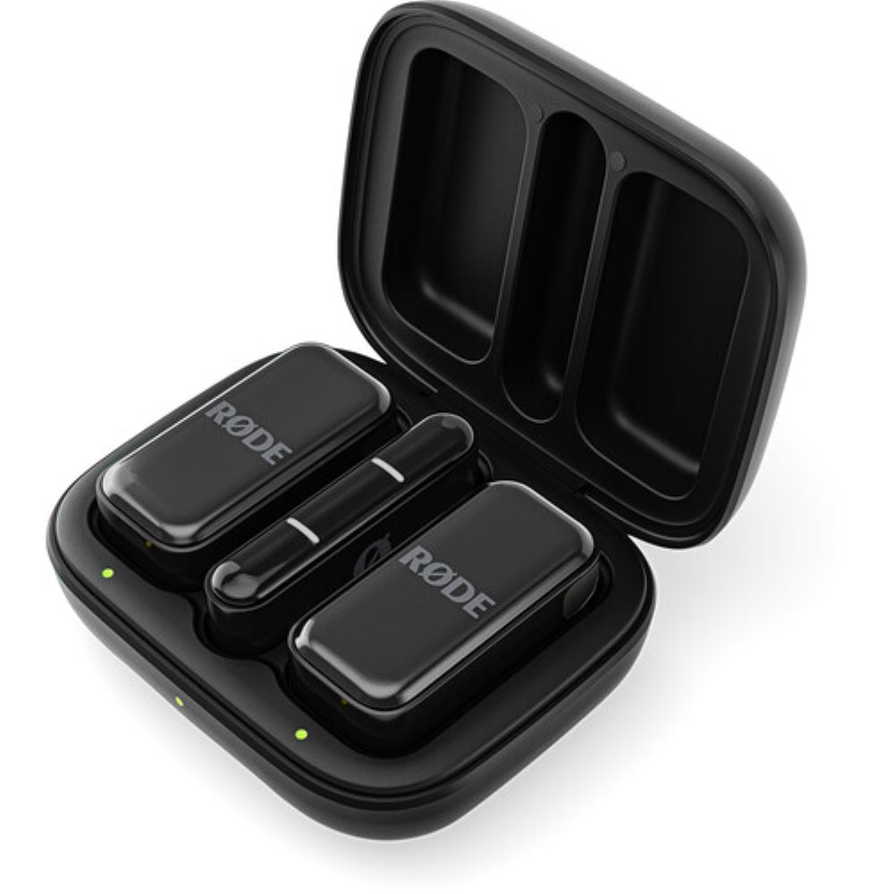 RODE Wireless Micro 2-Person Ultracompact Wireless Microphone System with USB-C Connector | 2.4 GHz, Black **OPEN BOX**