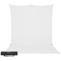 Westcott X-Drop Pro Water-Resistant Backdrop Sweep Kit | High-Key White, 8 x 13'