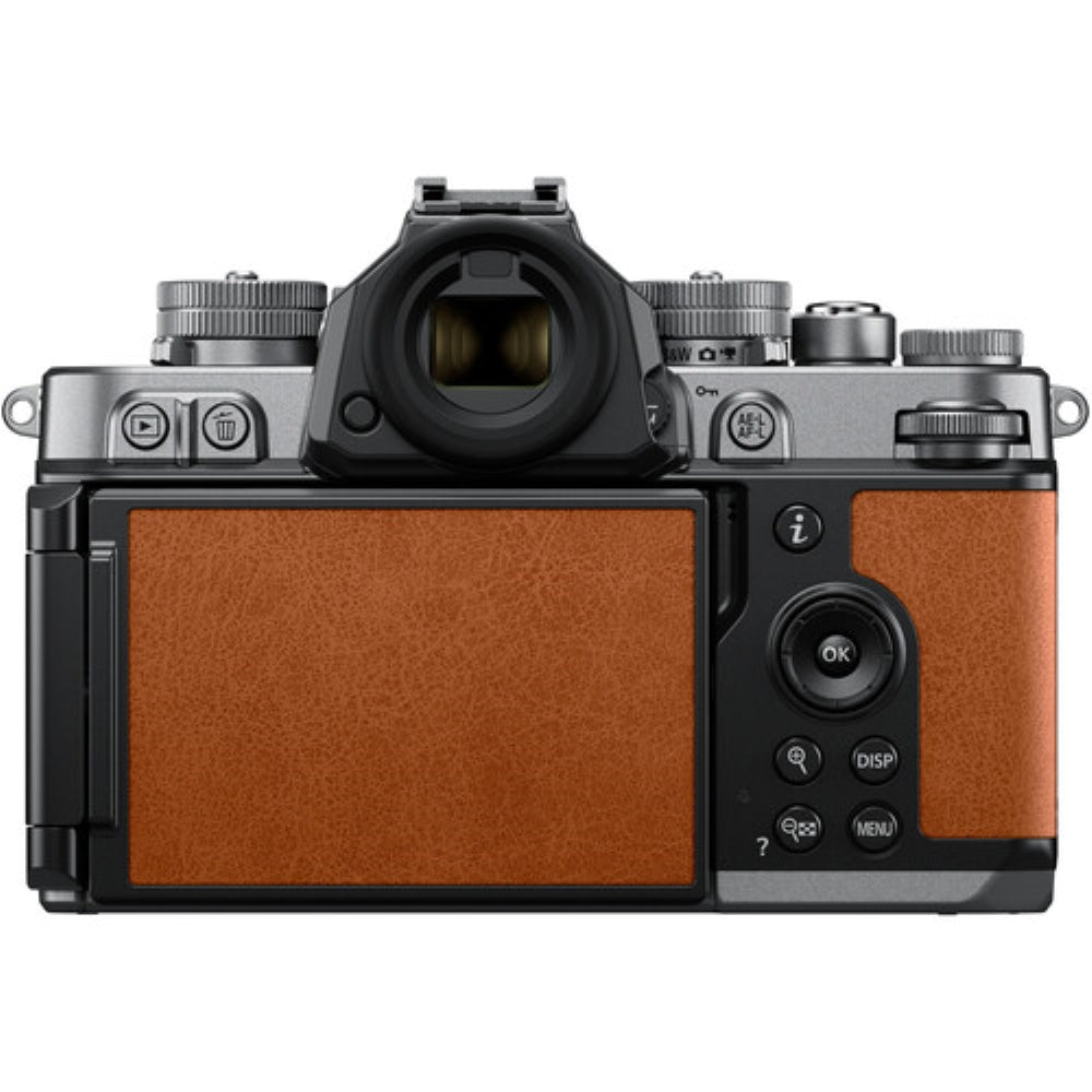 Nikon Zf Mirrorless Camera | Silver & Cognac Brown