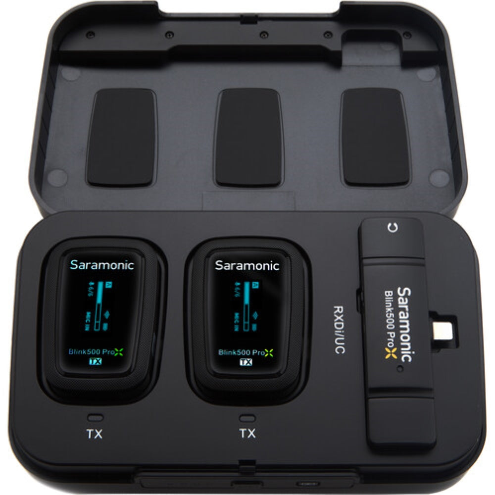 Saramonic Blink 500 ProX B6 2-Person Digital Wireless Omni Lavalier Mic System for USB-C Devices | 2.4 GHz
