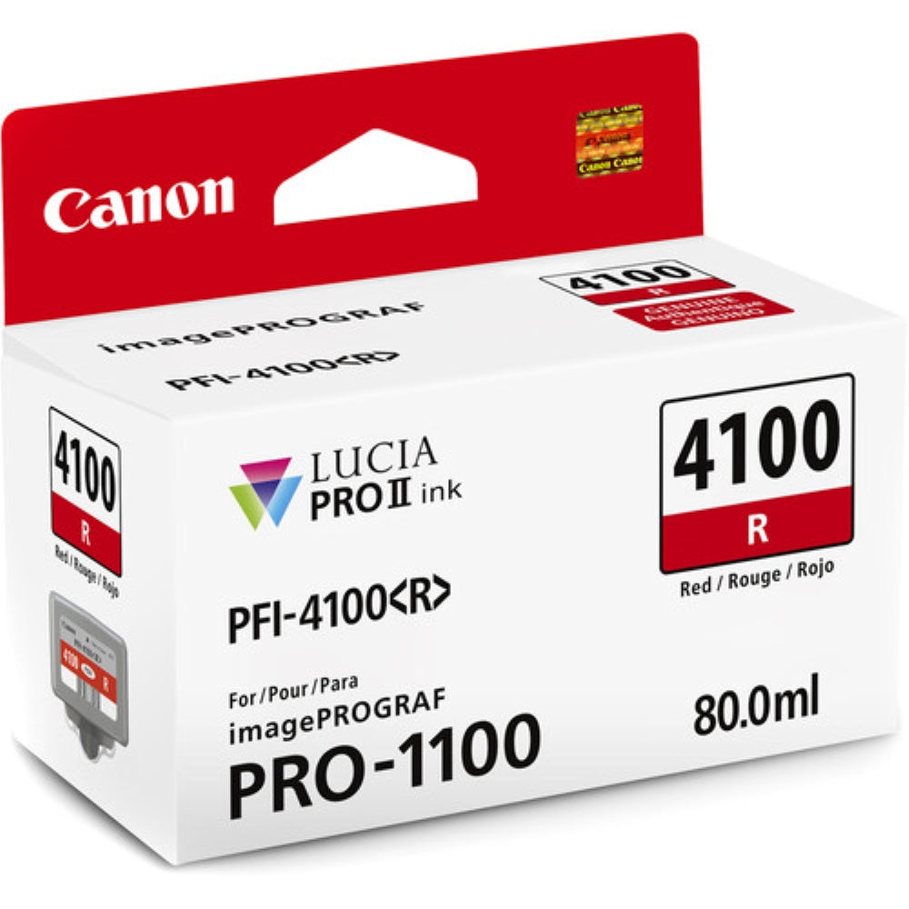 Canon PFI-4100 Red Pigment Ink Tank | 80mL