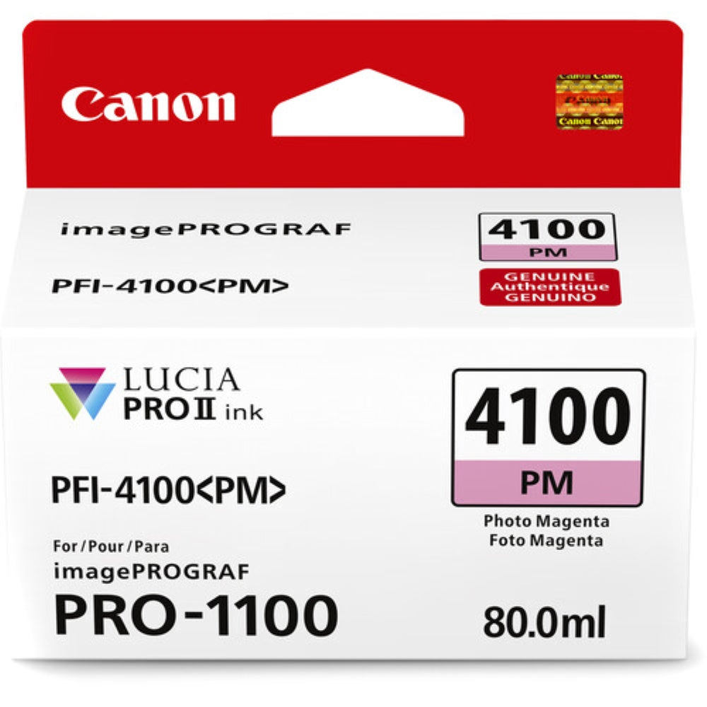Canon PFI-4100 Photo Magenta Pigment Ink Tank | 80mL