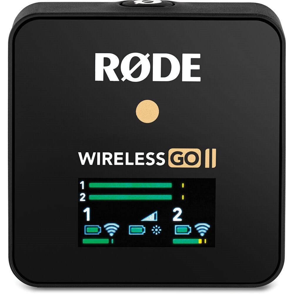 Rode Wireless GO II 2-Person Compact Digital Wireless Microphone System/Recorder | 2.4 GHz, Black