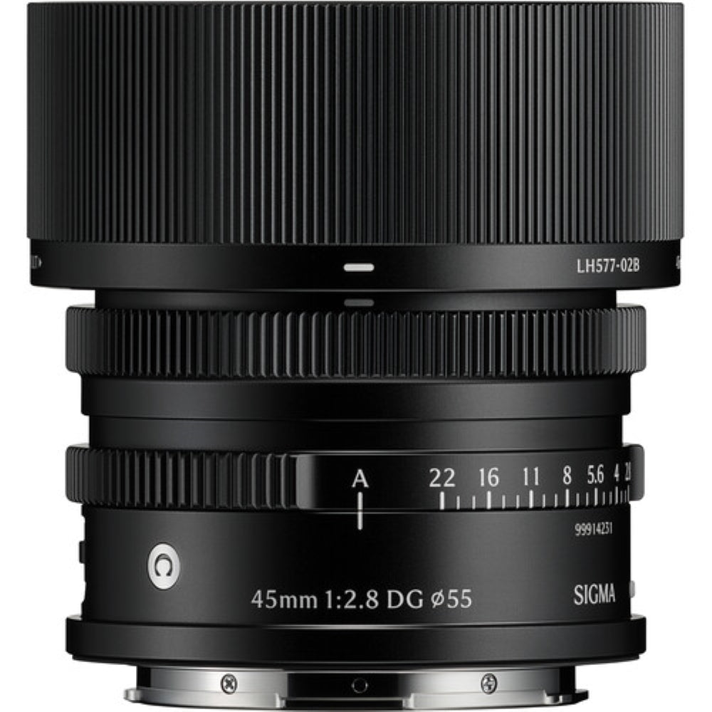 Sigma 45mm f/2.8 DG Contemporary Lens | L-Mount, Black