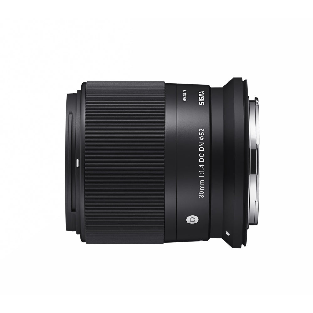 Sigma 30mm f/1.4 DC DN Contemporary Lens for Canon RF Mount (APS-C) Bundle with 52mm UV Filter + Cap Keeper + Deluxe Cleaning Kit - Blower, Lens Pen, Brush & Case + Cleaning Cloth