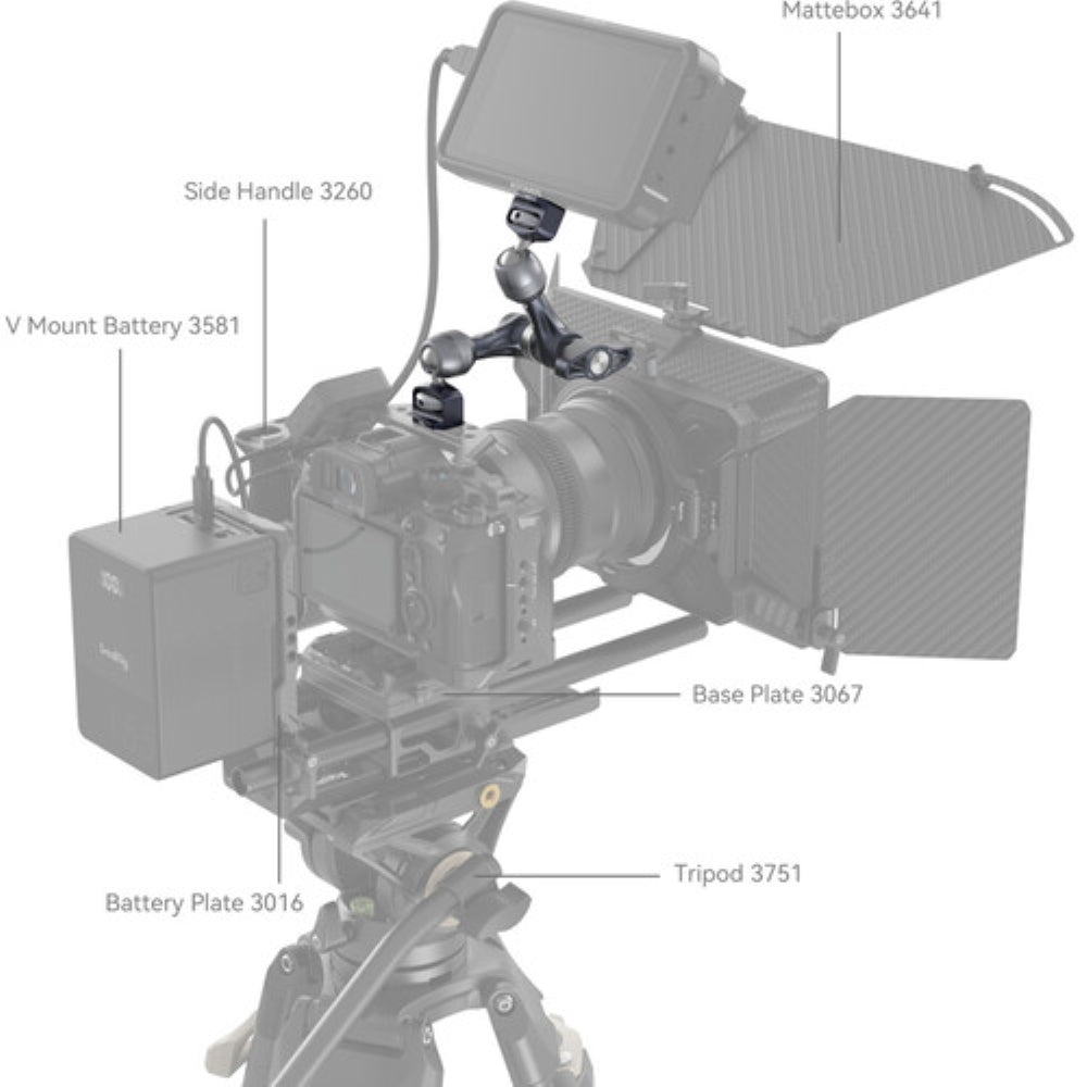 SmallRig Magic Arm with Rosette Gear | 7"