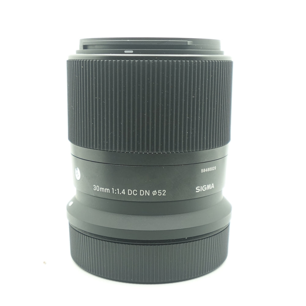 Used Sigma 30mm f/1.4 DC DN RF Mount | Black | U9+