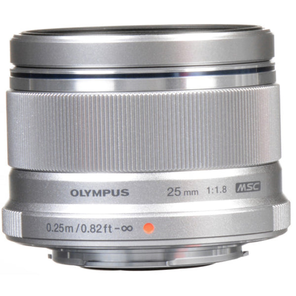 Olympus M.Zuiko Digital 25mm f/1.8 Lens | Silver
