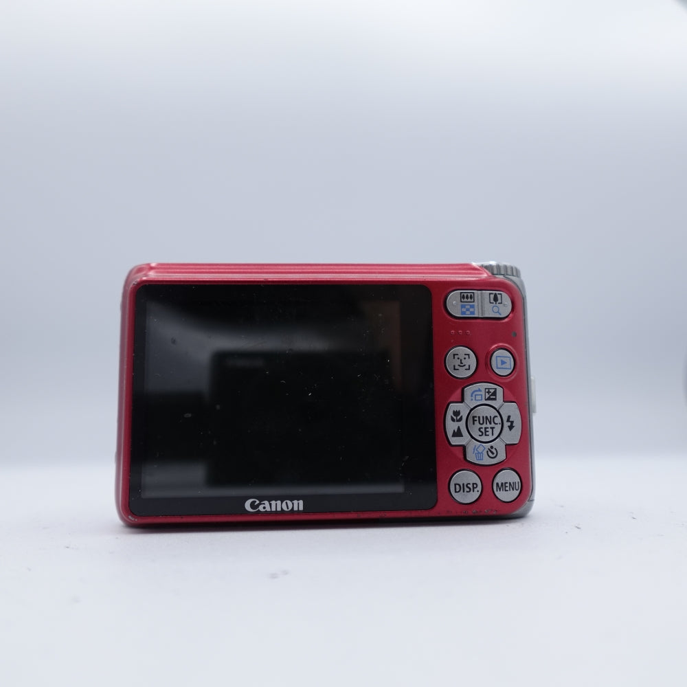 Used Canon PowerShot A3100 IS Digital Point and Shoot Camera | Red | U8+