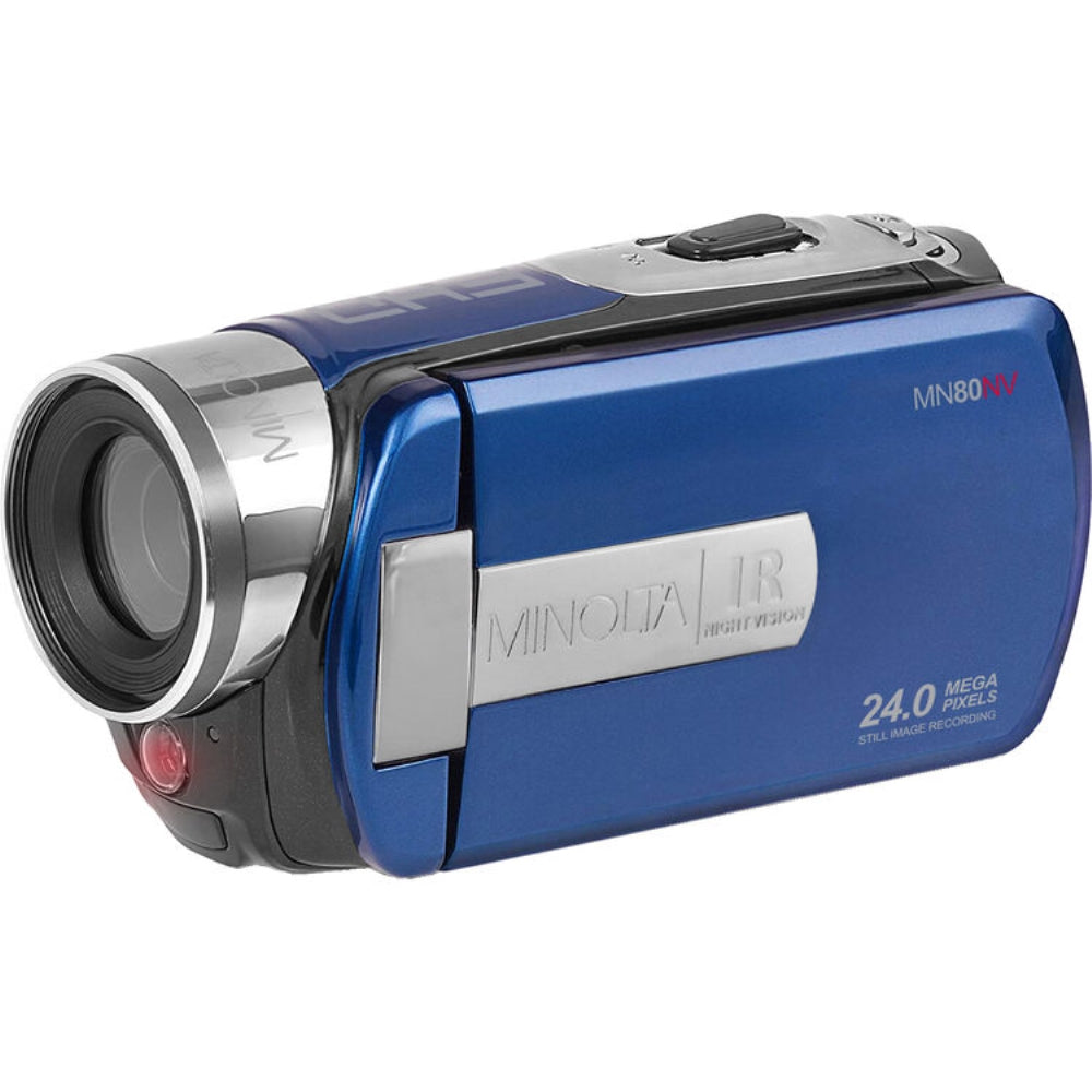 Minolta MN80NV Full HD Night Vision Digital Camcorder | Blue