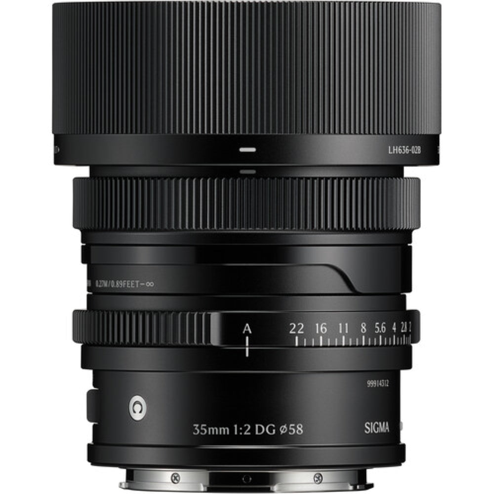 Sigma 35mm f/2 DG Contemporary Lens | L-Mount, Black