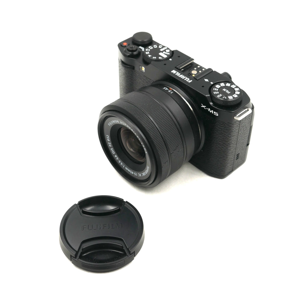 FUJIFILM X-M5 Mirrorless Camera with XC 15-45mm f/3.5-5.6 Lens | Black - U9+