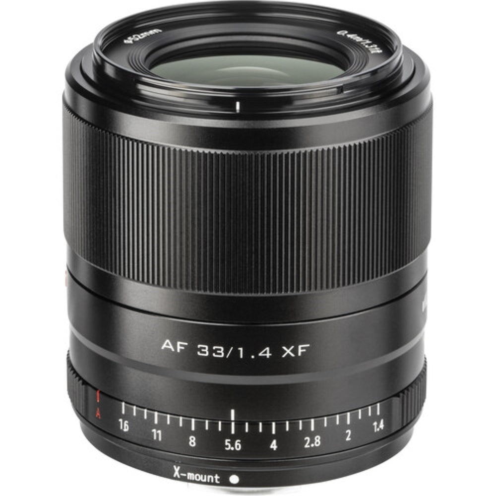 Viltrox AF 33mm f/1.4 XF Lens Compatible with FUJIFILM X (V2, Black) Bundle with UV Filter + Lens Cap Keeper + Cleaning Kit + Cleaning Cloth (5 Items)