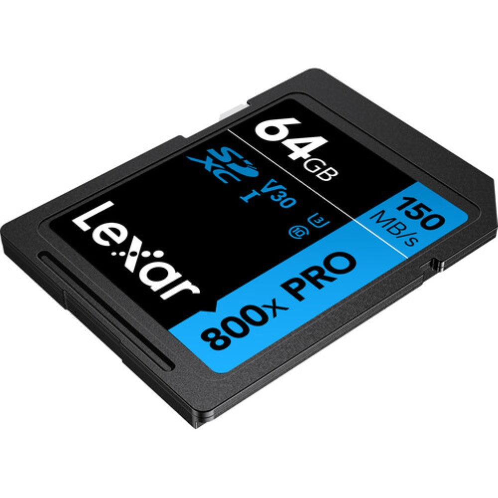 Lexar 64GB High-Performance 800x PRO UHS-I SDXC Memory Card | BLUE Series