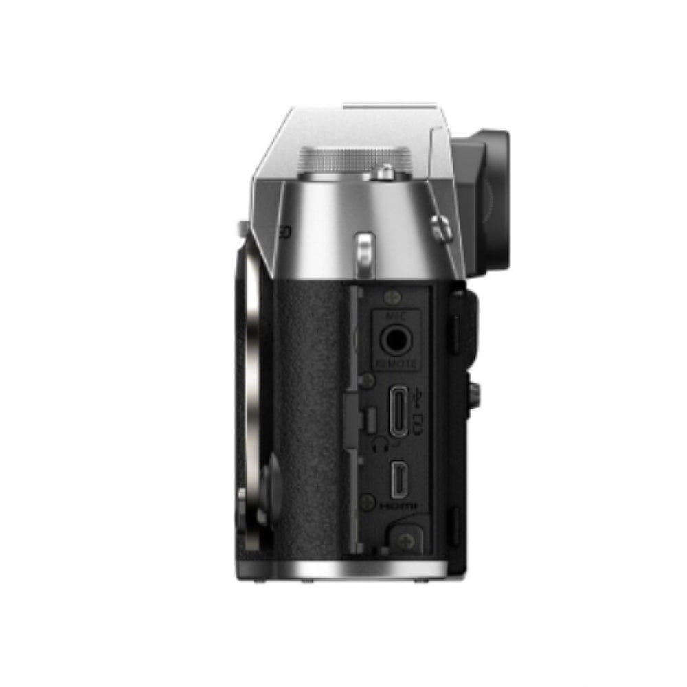 FUJIFILM X-T50 Mirrorless Camera (Silver) Bundle with Tamron 17-70mm f/2.8 Di III-A VC RXD Lens + 64GB Card + UV Filter + Battery Charger + Camera Bag + Cleaning Kit + Microfiber Cloth (12 Items)