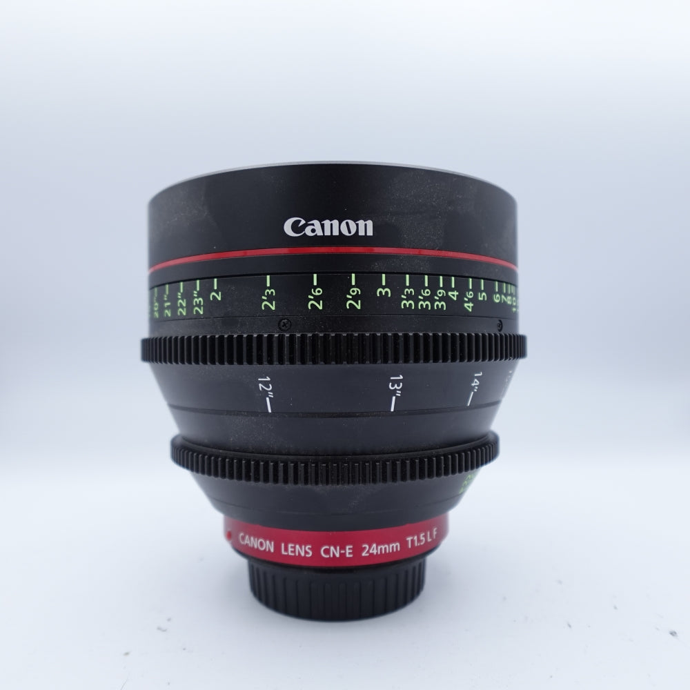 Used Canon CN-E 24mm T1.5 L F Cinema Prime EF Lens | Black | U9+