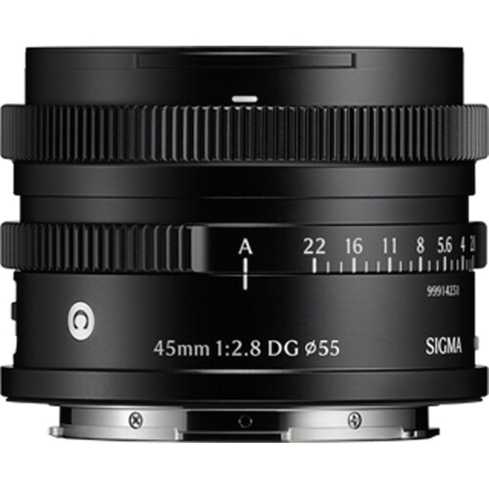 Sigma 45mm f/2.8 DG Contemporary Lens Compatible with E Mount (Full Frame) Bundle with 55mm UV Filter + Lens Cap Keeper + Deluxe Cleaning Kit + Cleaning Cloth (5 Items)