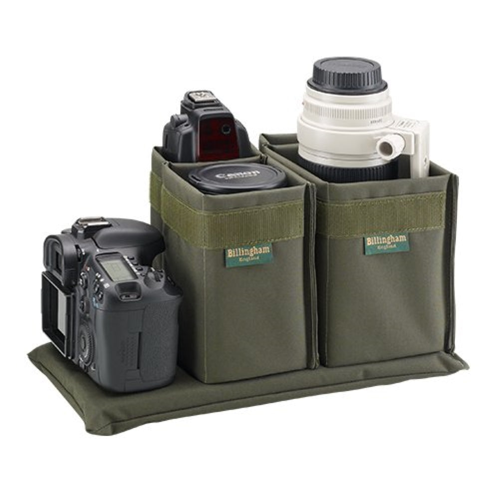 Billingham 207 Camera Bag | Black with Black Leather Trim