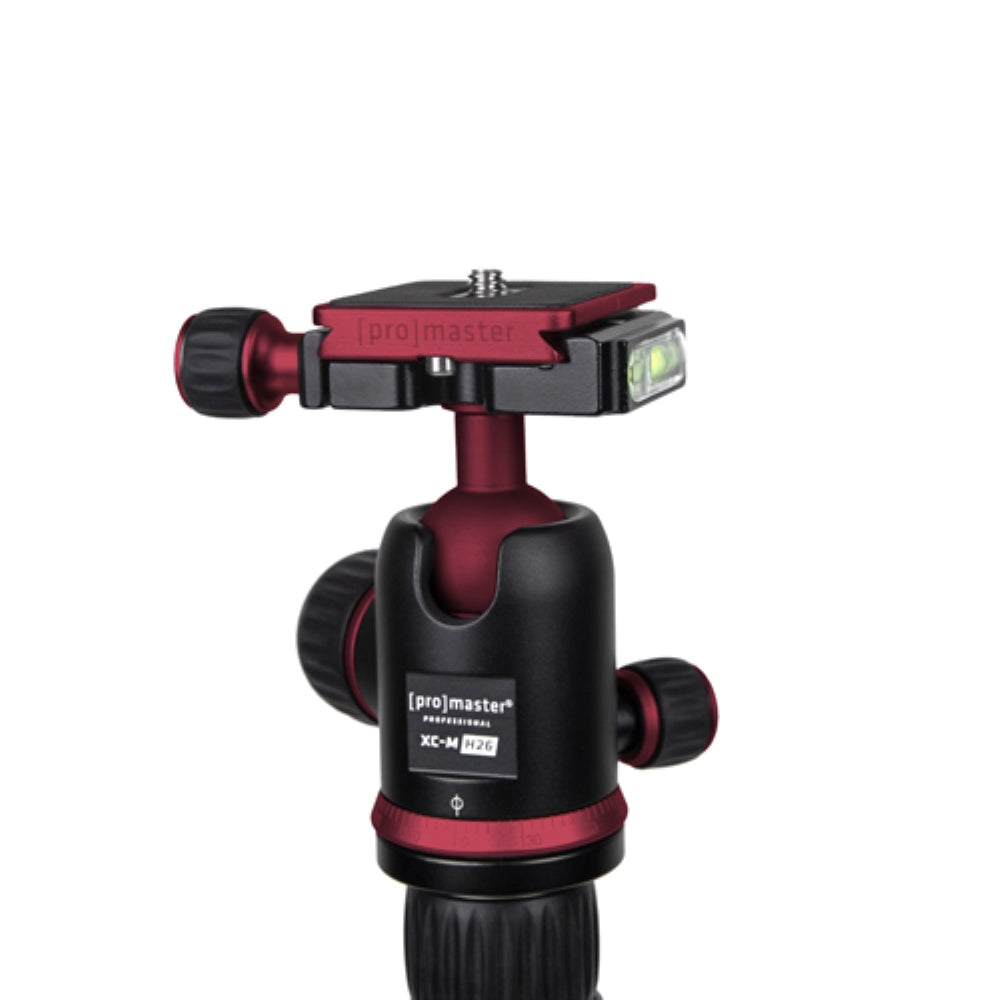 Promaster XC-M 522K Professional Tripod Kit with Head | Red