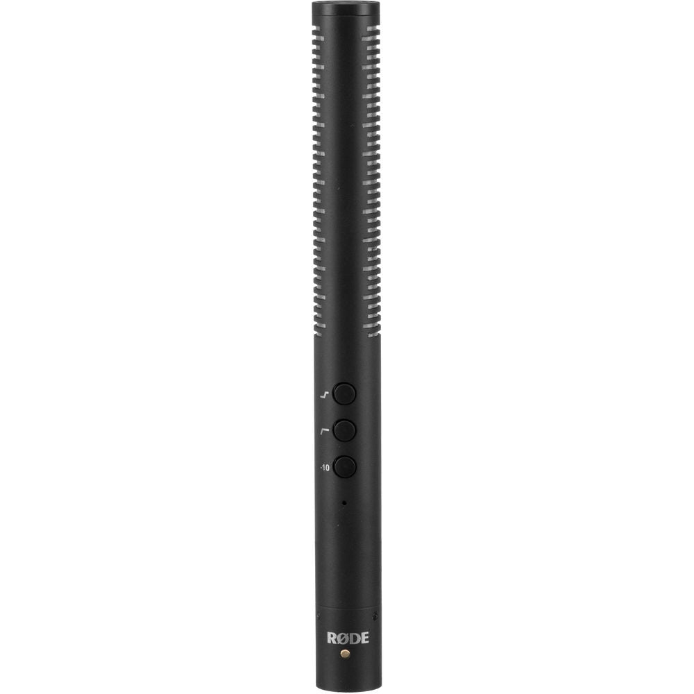 Rode NTG4 Shotgun Microphone w/ Digital Switches Bundle with H1 Handy Recorder + 64GB Memory Card + Shockmount + Fur Windshield + 4 Pack AA Batteries (8 Items)