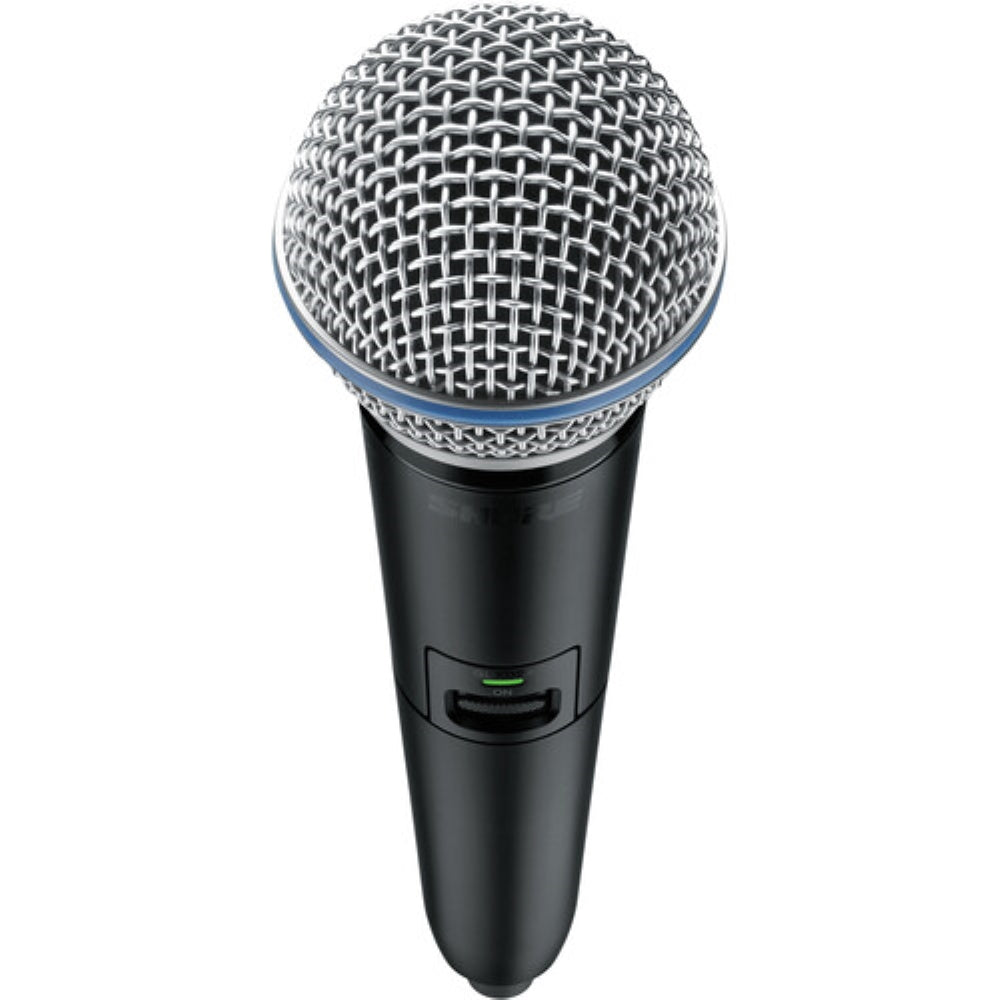 Shure GLXD24R+ Dual-Band Wireless Vocal Rack System with BETA 58A Microphone | Z3: 2.4, 5.8 GHz