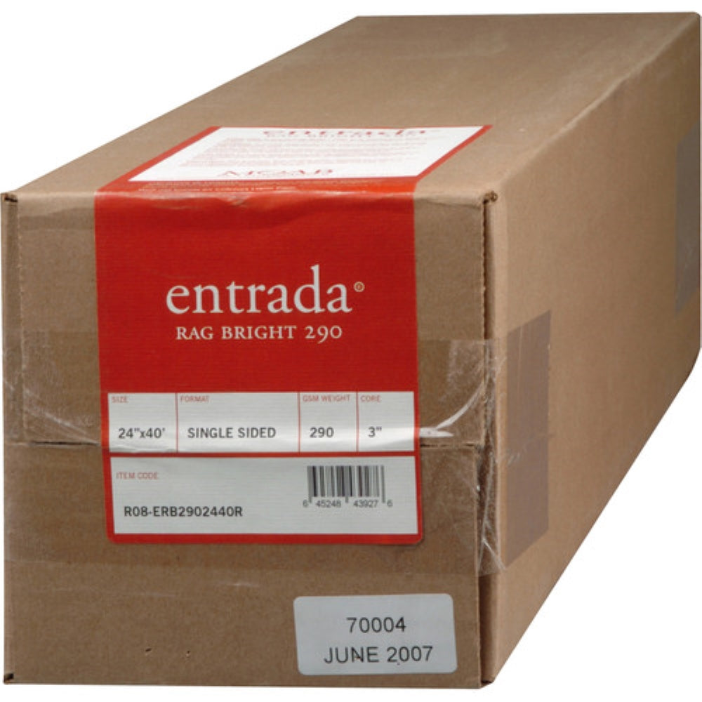 Moab Entrada Rag Bright 290 Archival Inkjet Paper | 24" x 40' Roll