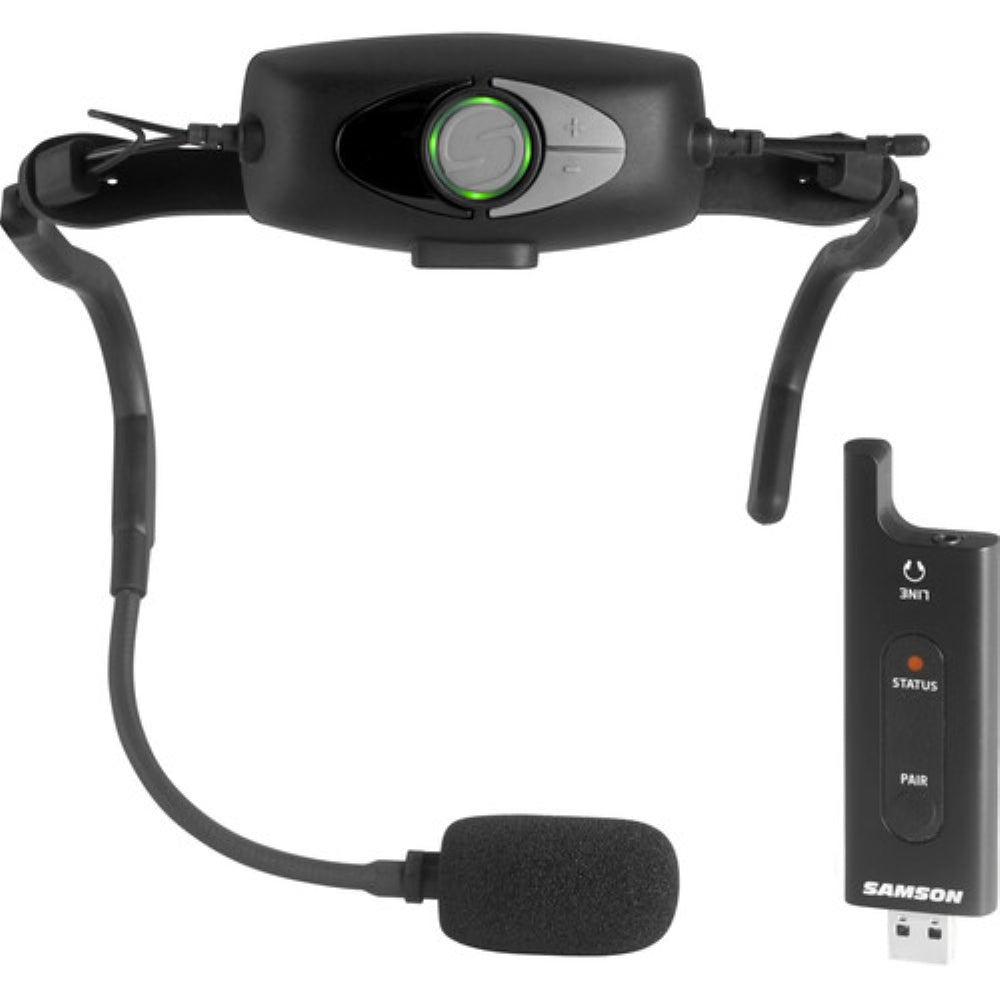 Samson AirLine XD USB Fitness Headset System | 2.4 GHz