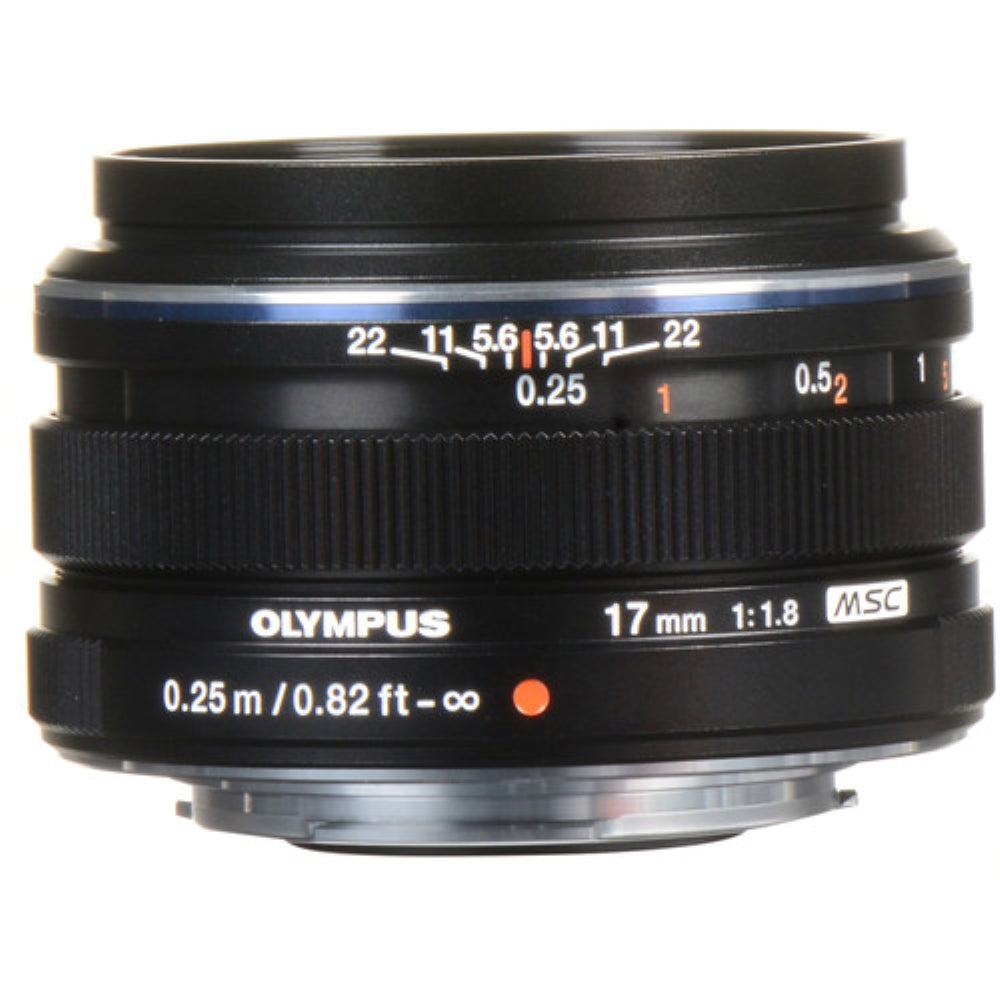 Olympus M Zuiko Digital 17mm f/1.8 Lens | Black