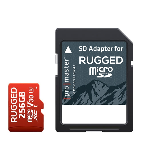 industrial grade micro sd card Promaster Micro SDXC 256GB Rugged Memory Card