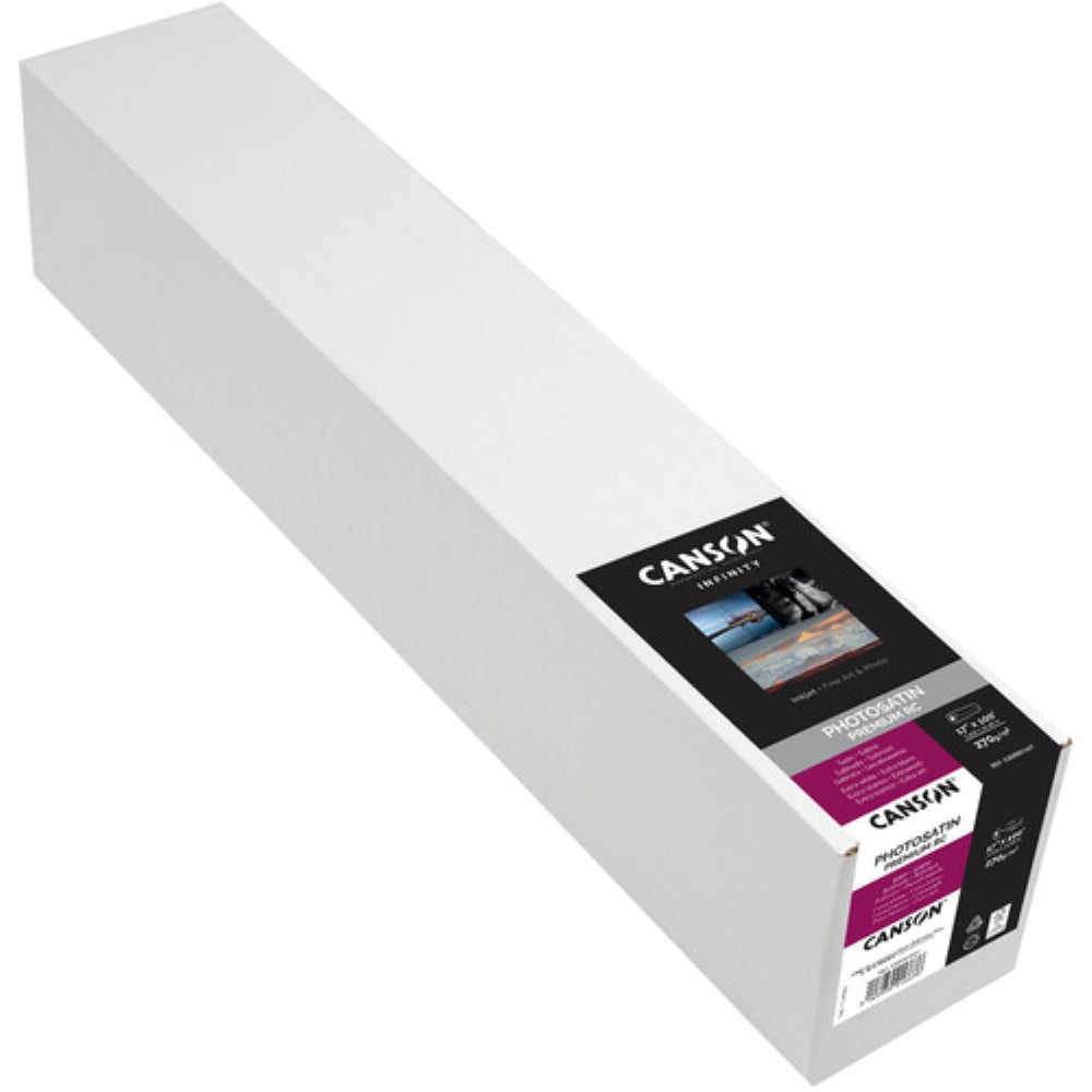 Canson Infinity PhotoSatin Premium RC 270 Archival Photo Inkjet Paper | 17" x 100' Roll