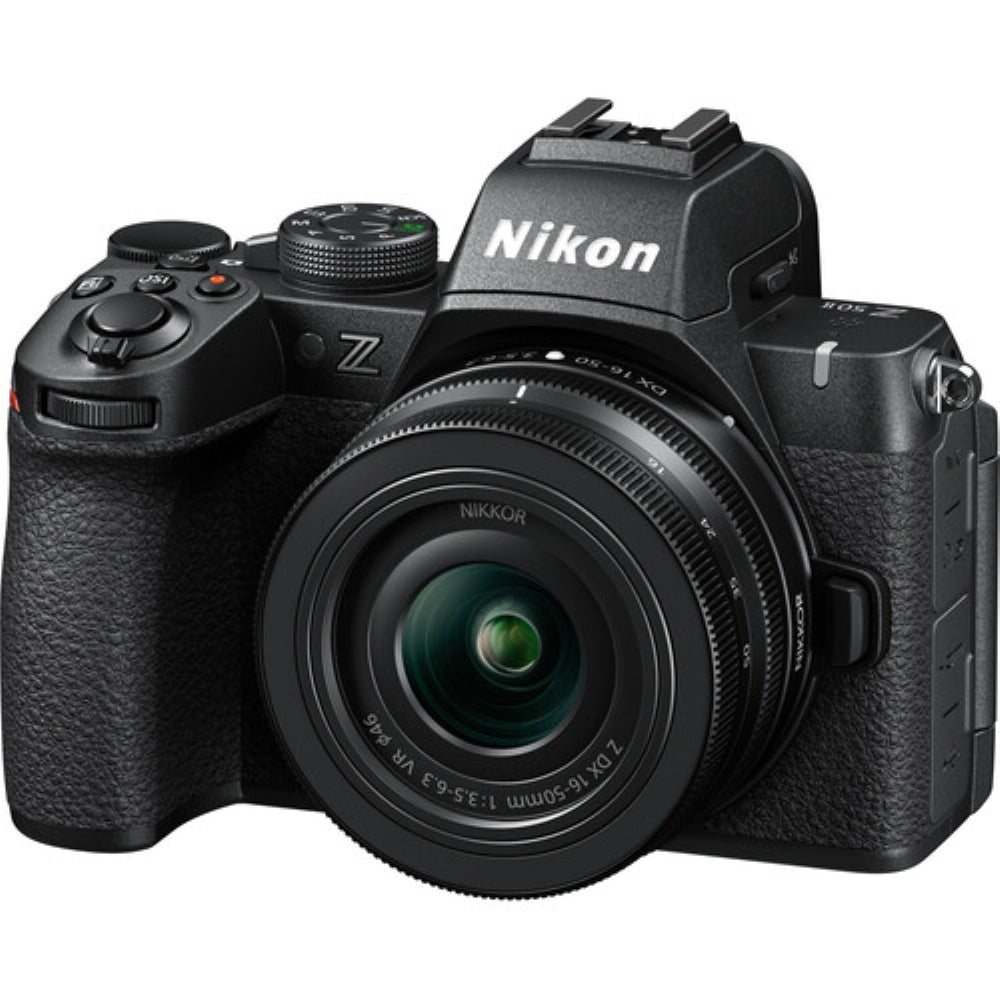 Nikon Z50 II Mirrorless Camera with 16-50mm & 50-250mm Lenses Bundle with 128GB Memory Card + Corel Photo Bundle + Memory Card Case + Camera Bag + Cleaning Kit (13 Items)