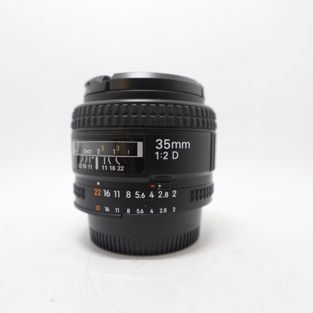 Used Nikon AF Nikkor 35mm f/2 D Lens | Black | U9+