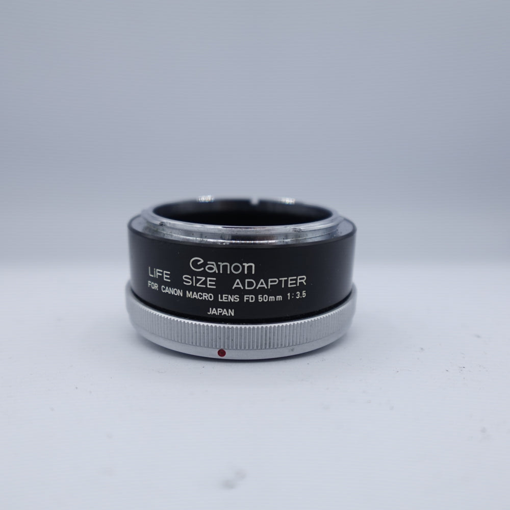 Used Canon Life Size Adapter for Canon FD 50mm f/3.5 Macro Lens | Black | U9